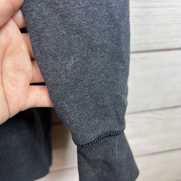 Lululemon Refresh Snap Up Grey Sweatshirt Jacket Size 8 Workout Yoga - Picture 6 of 12